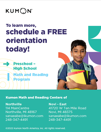 Kumon, Novi and Northville